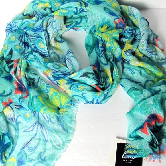 ECHO Green GEO Print Multi-colored Scarf - Picture 4 of 5